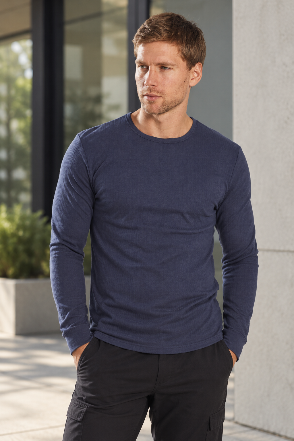 Men's Thermal T-Shirt Long Sleeved