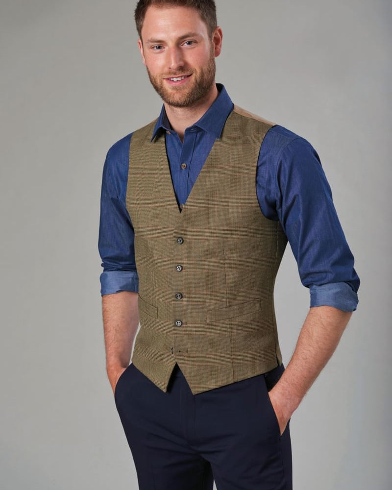 Jasper Men's Tailored Fit Denim Shirt
