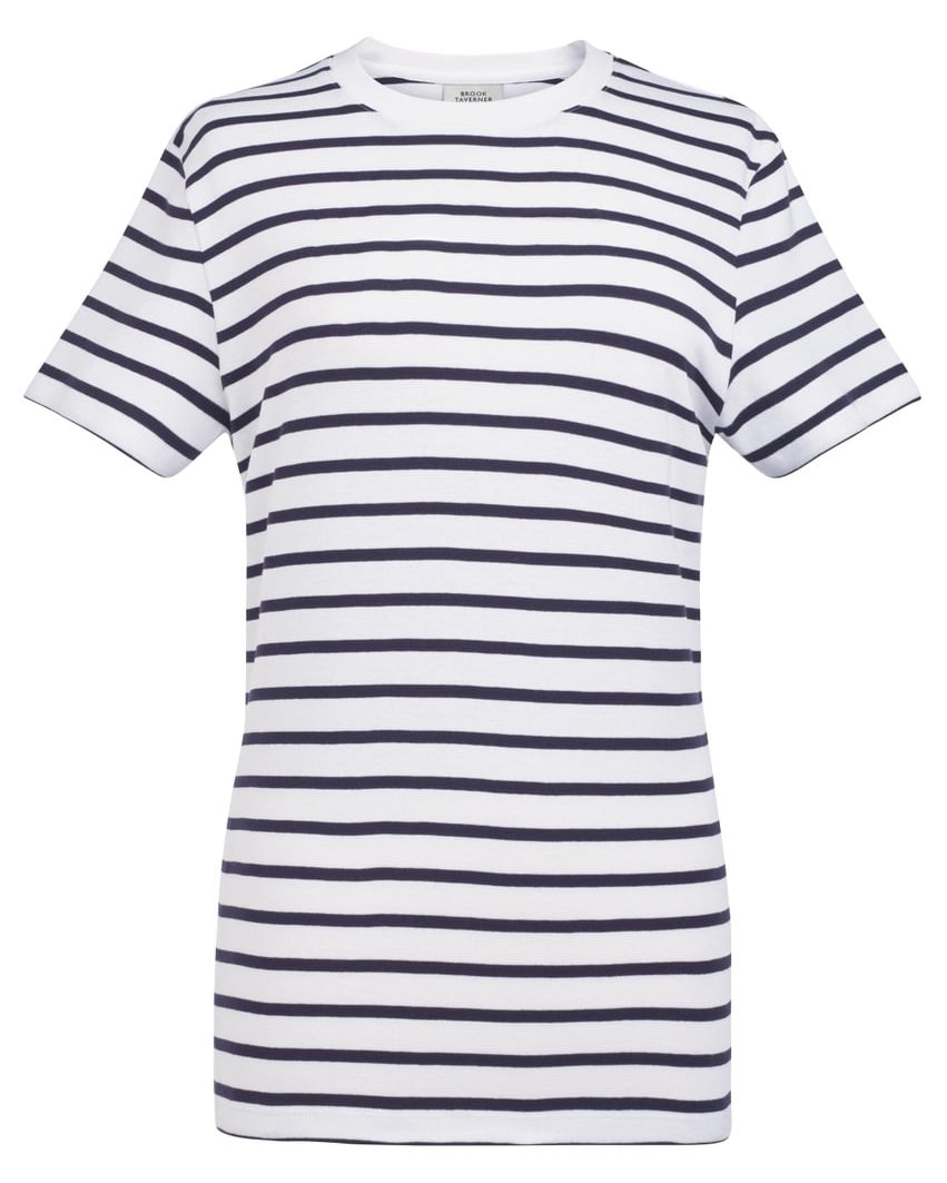Katy Ladies Short Sleeve Breton Top