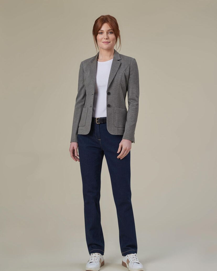 Libra Ladies Slim Fit Jersey Jacket