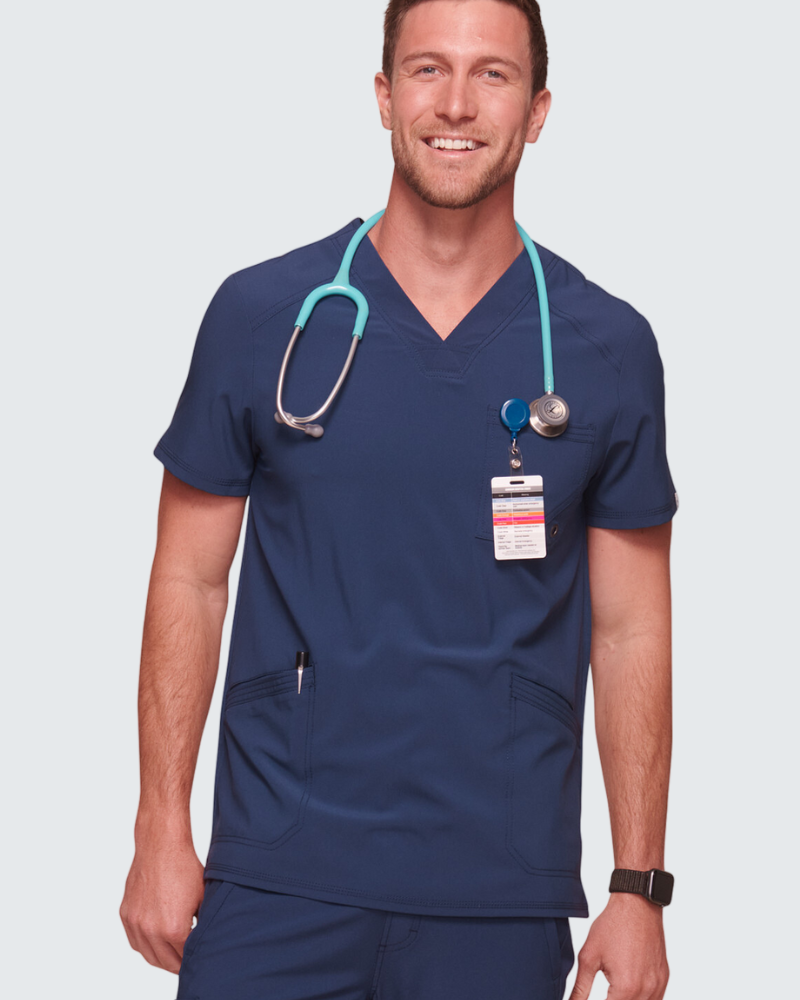 Cherokee Infinity Men's V-Neck Top