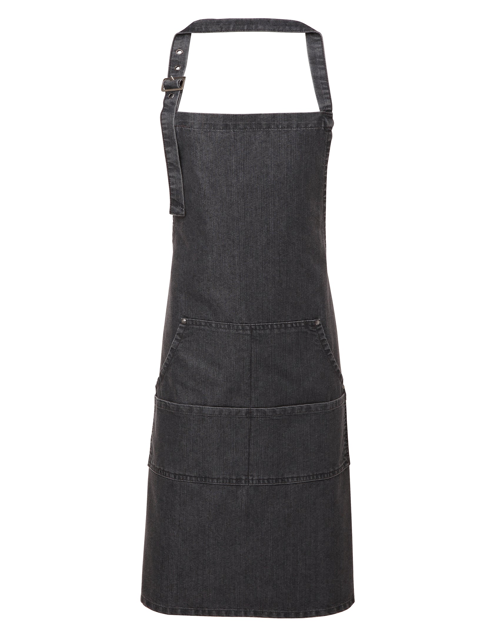 Jeans Stitch Denim Bib Apron