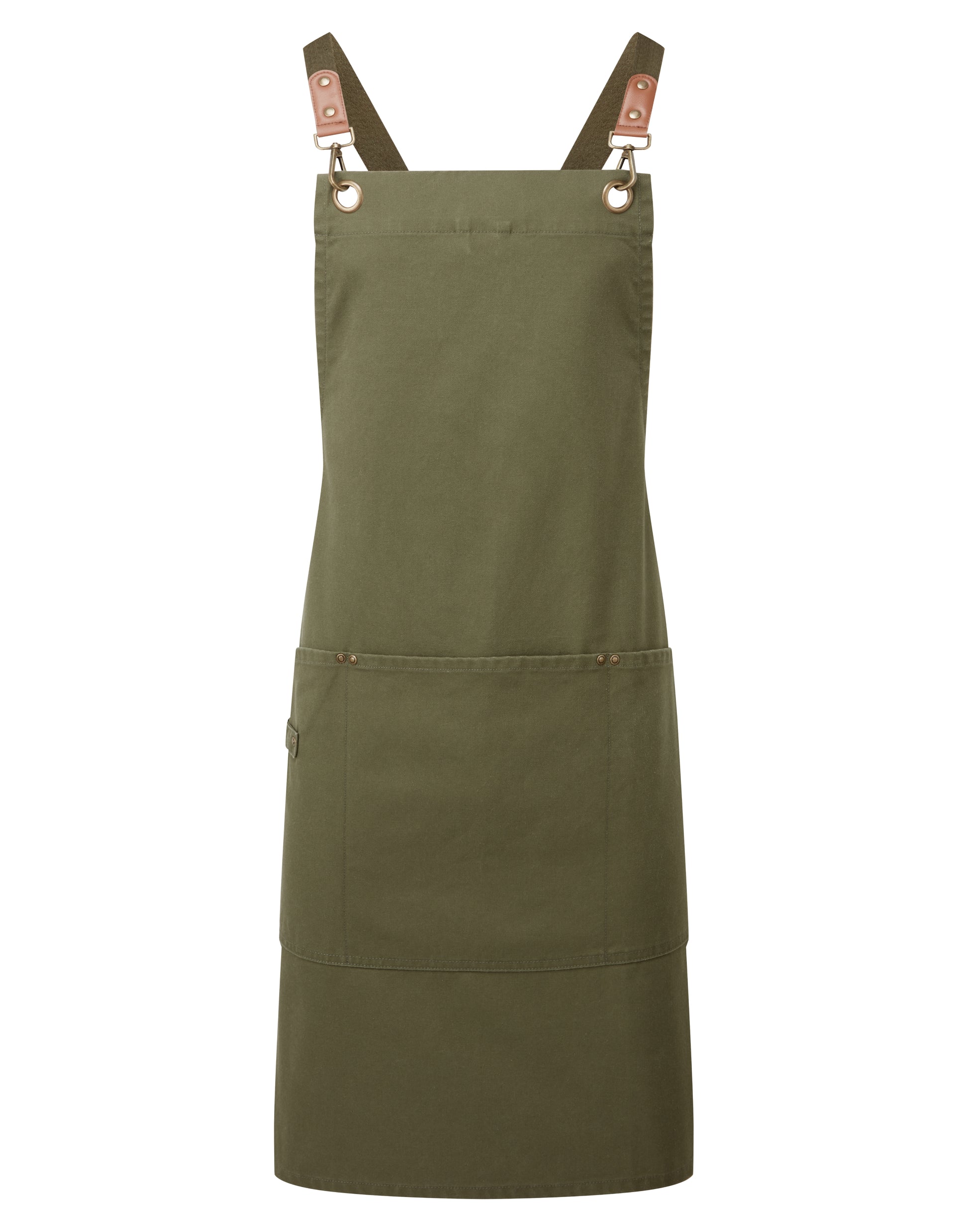 Clip & Clasp' Cross-Back Bib Apron