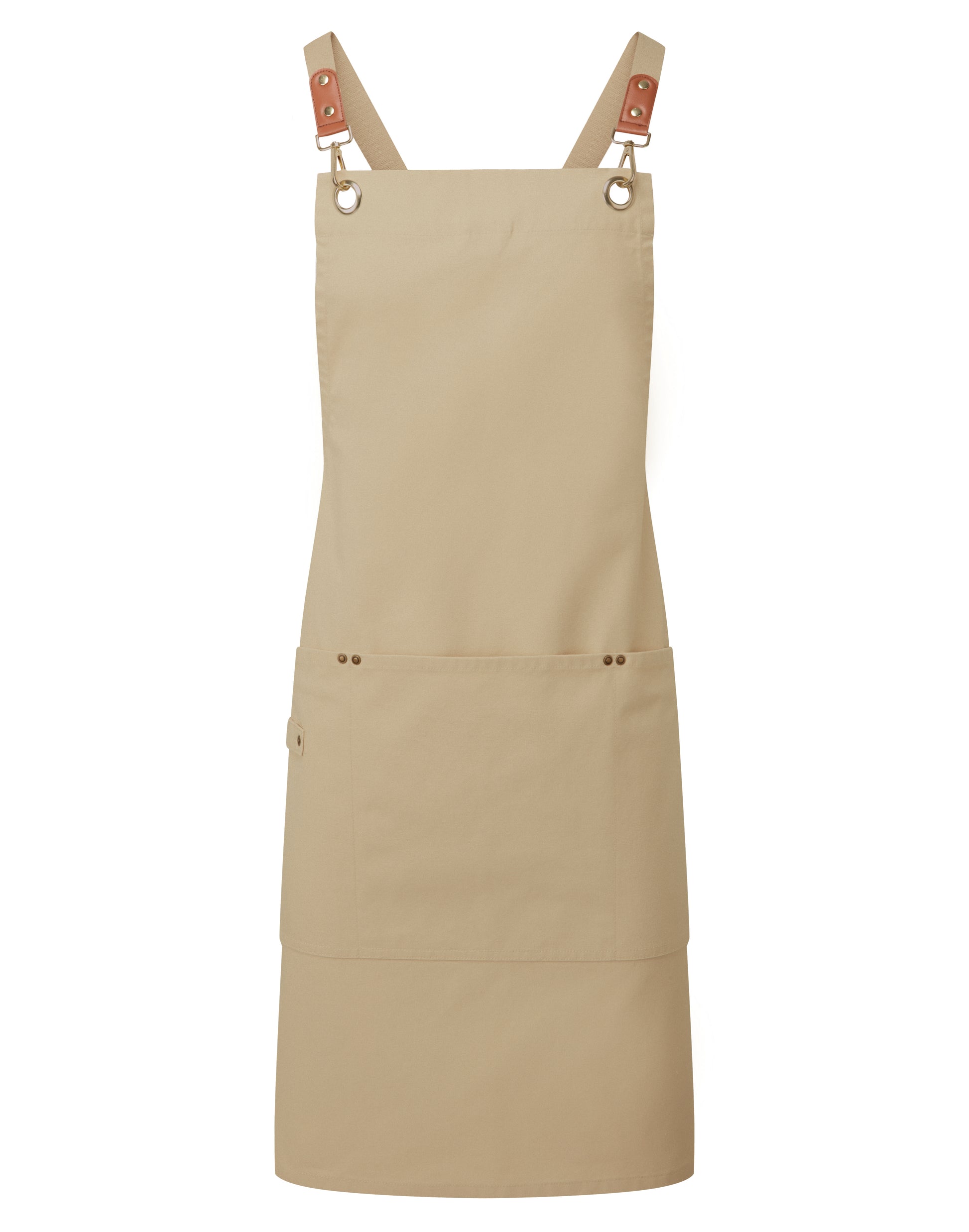 Clip & Clasp' Cross-Back Bib Apron