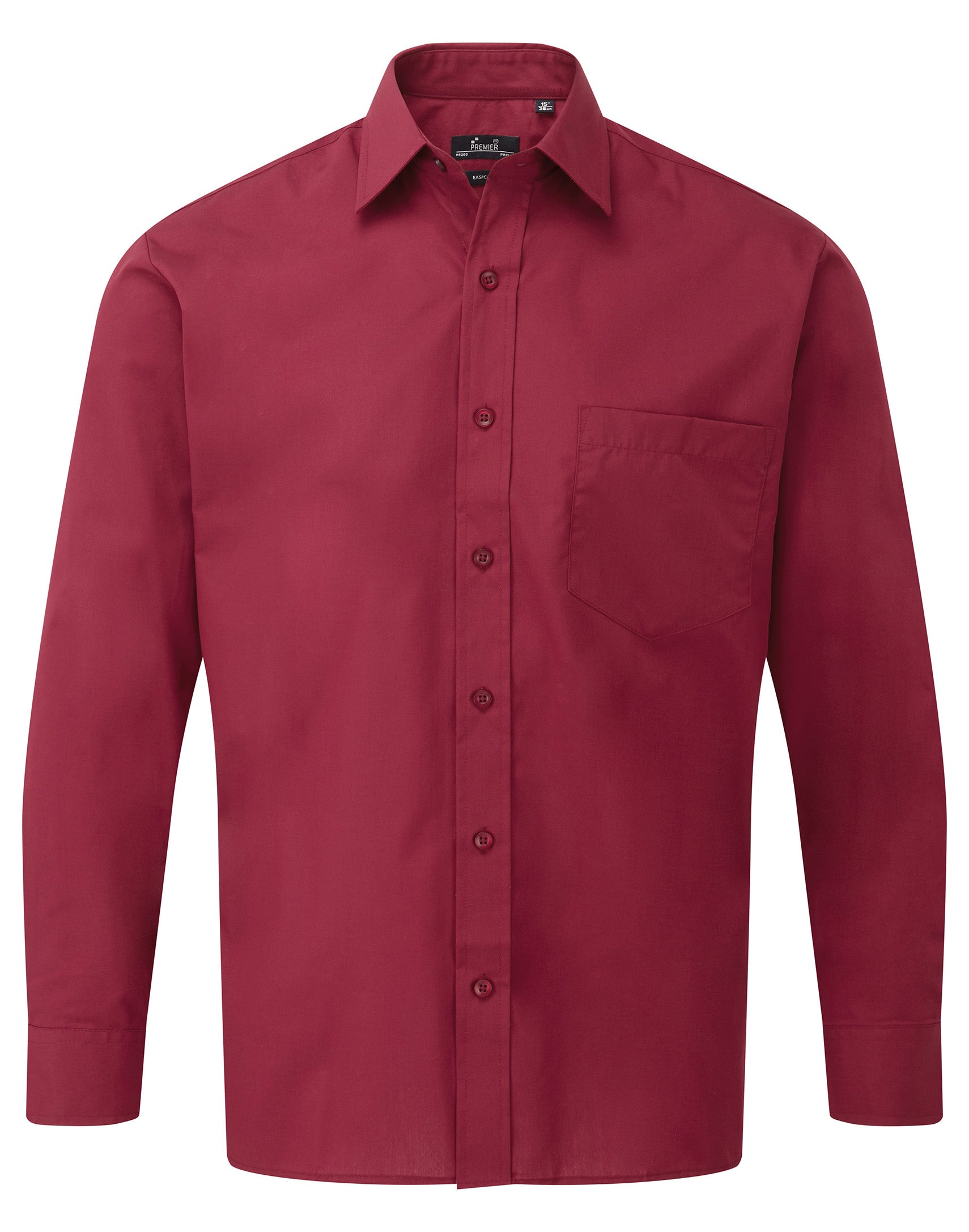 Men's Long Sleeve Poplin Shirt