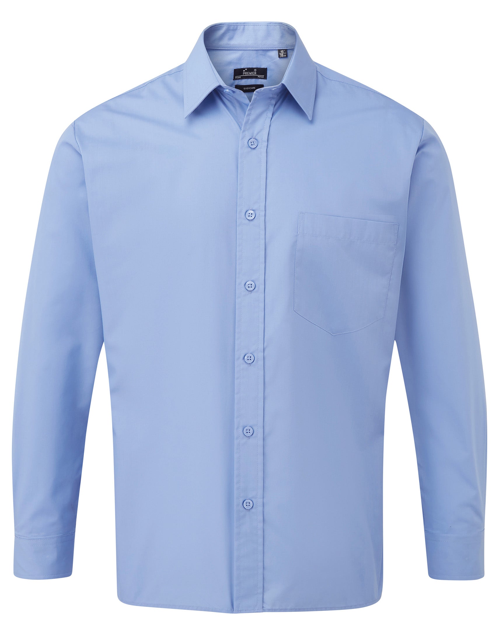 Men's Long Sleeve Poplin Shirt