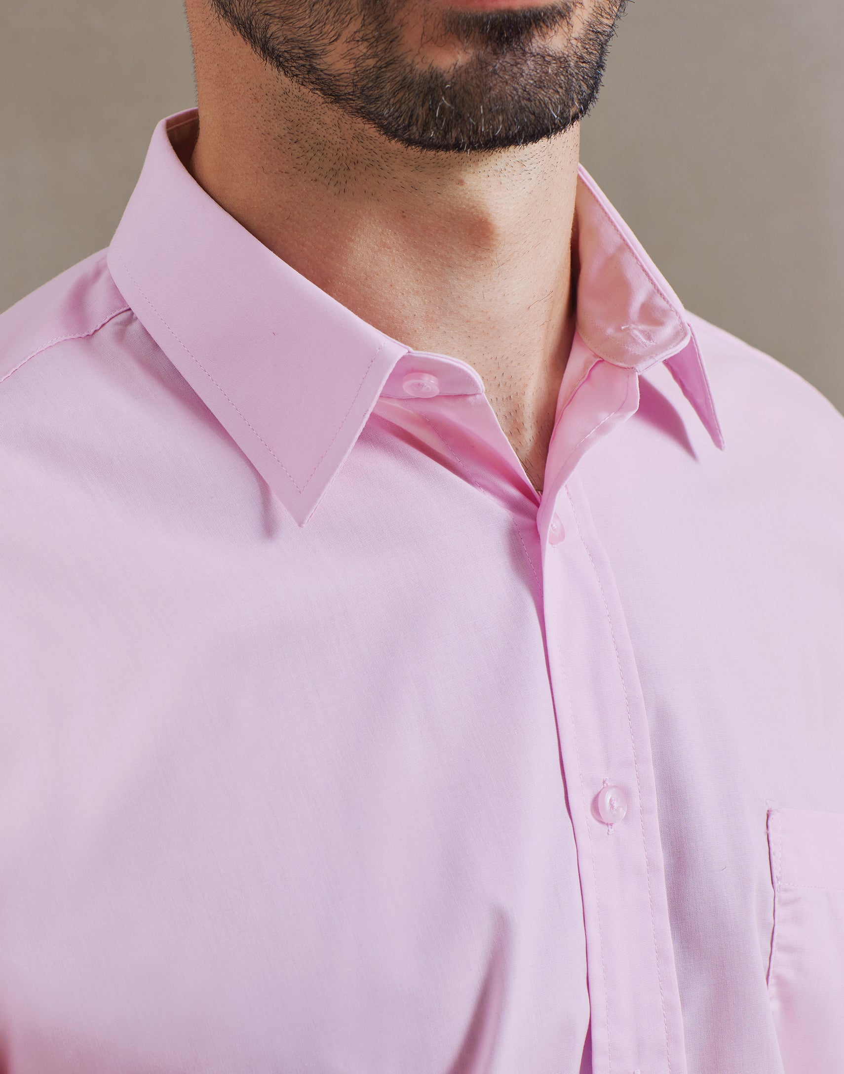 Men's Long Sleeve Poplin Shirt