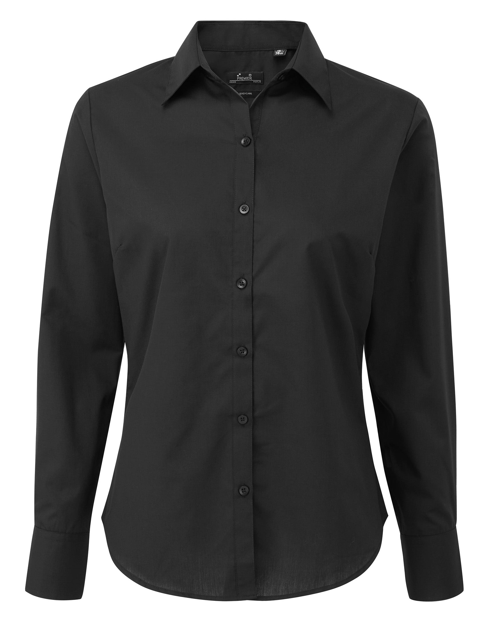 Women's Long Sleeve Poplin Blouse