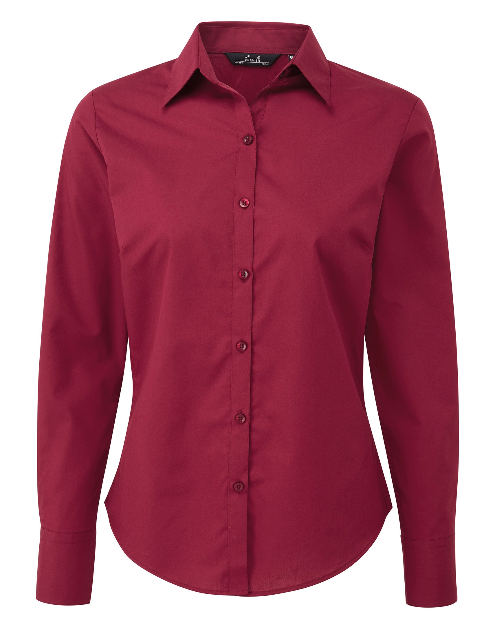 Women's Long Sleeve Poplin Blouse