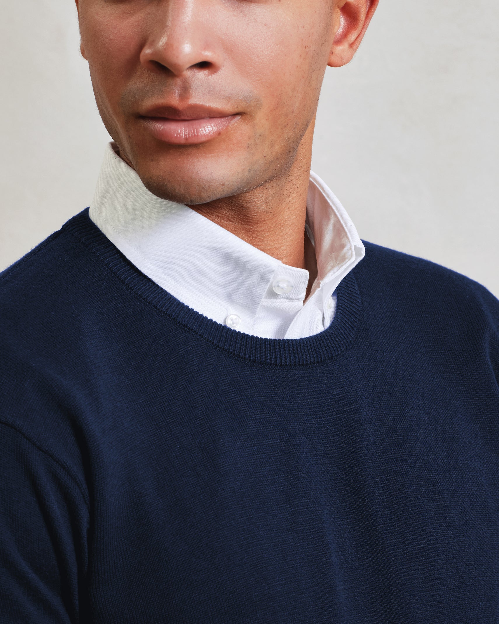Men's Crew Neck Knitted Sweater