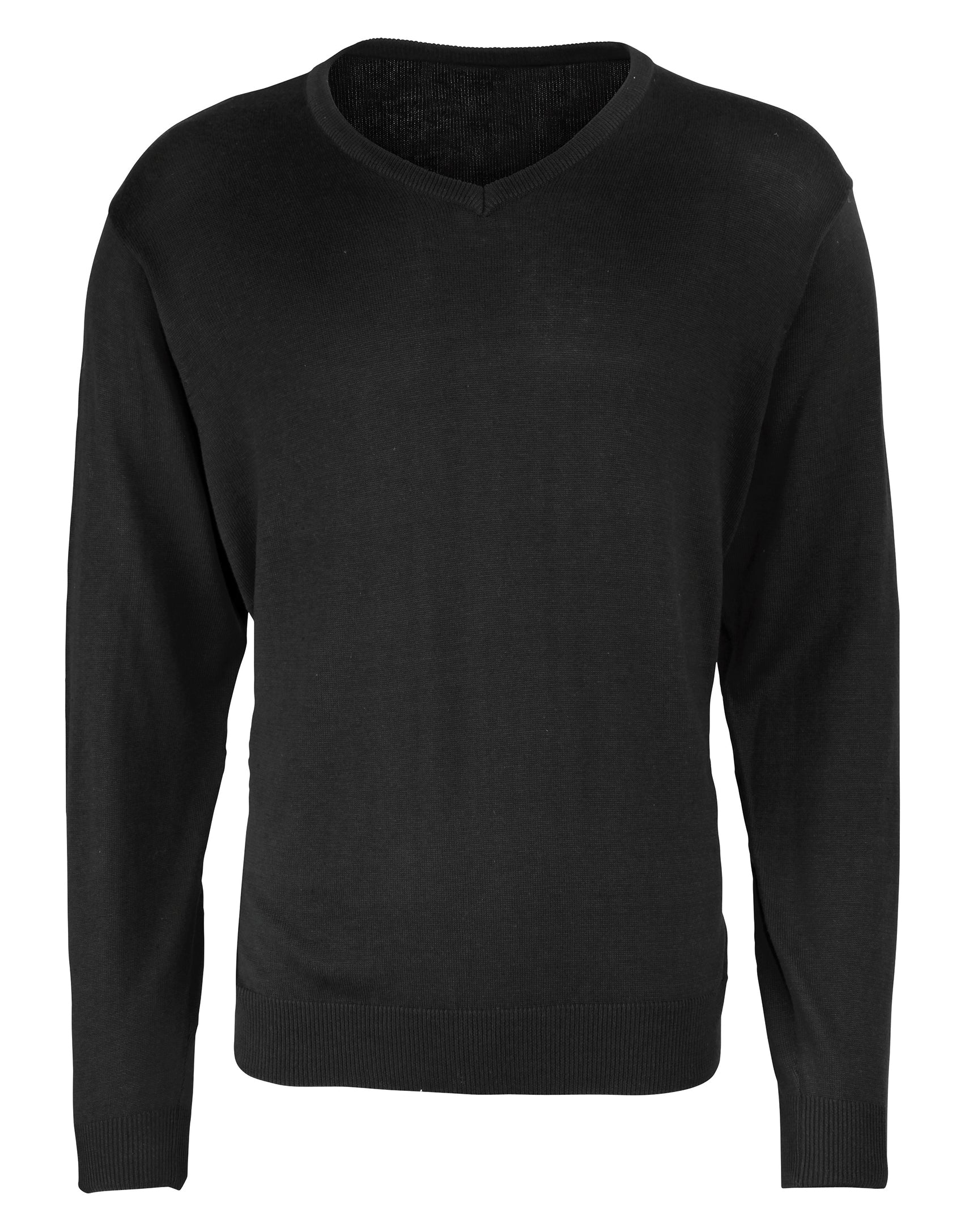 Men's Knitted V-Neck Sweater