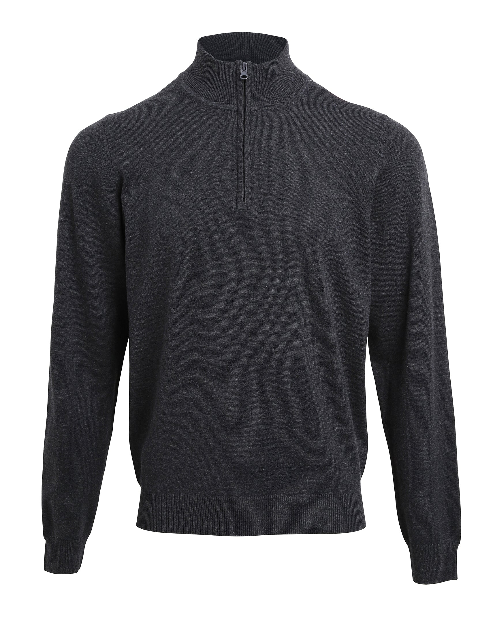 Men's Quarter-Zip Knitted Sweater