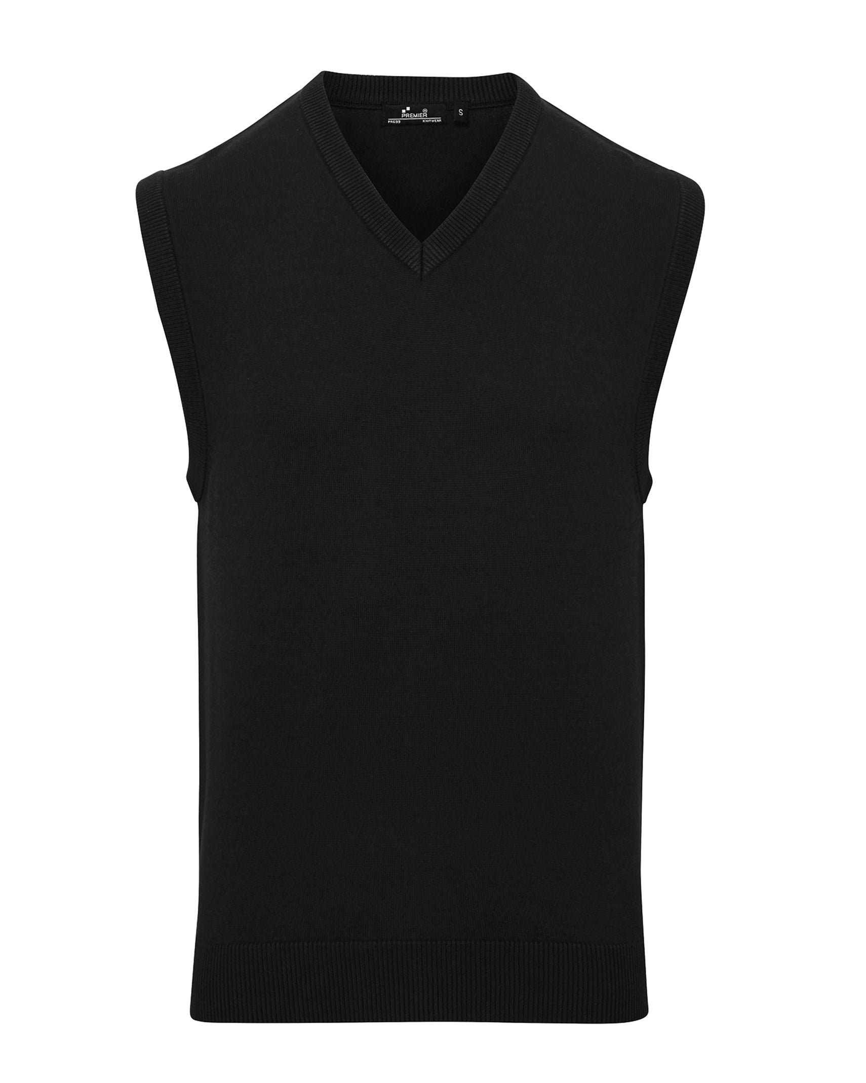 Men's V-Neck Knitted Sleeveless Sweater