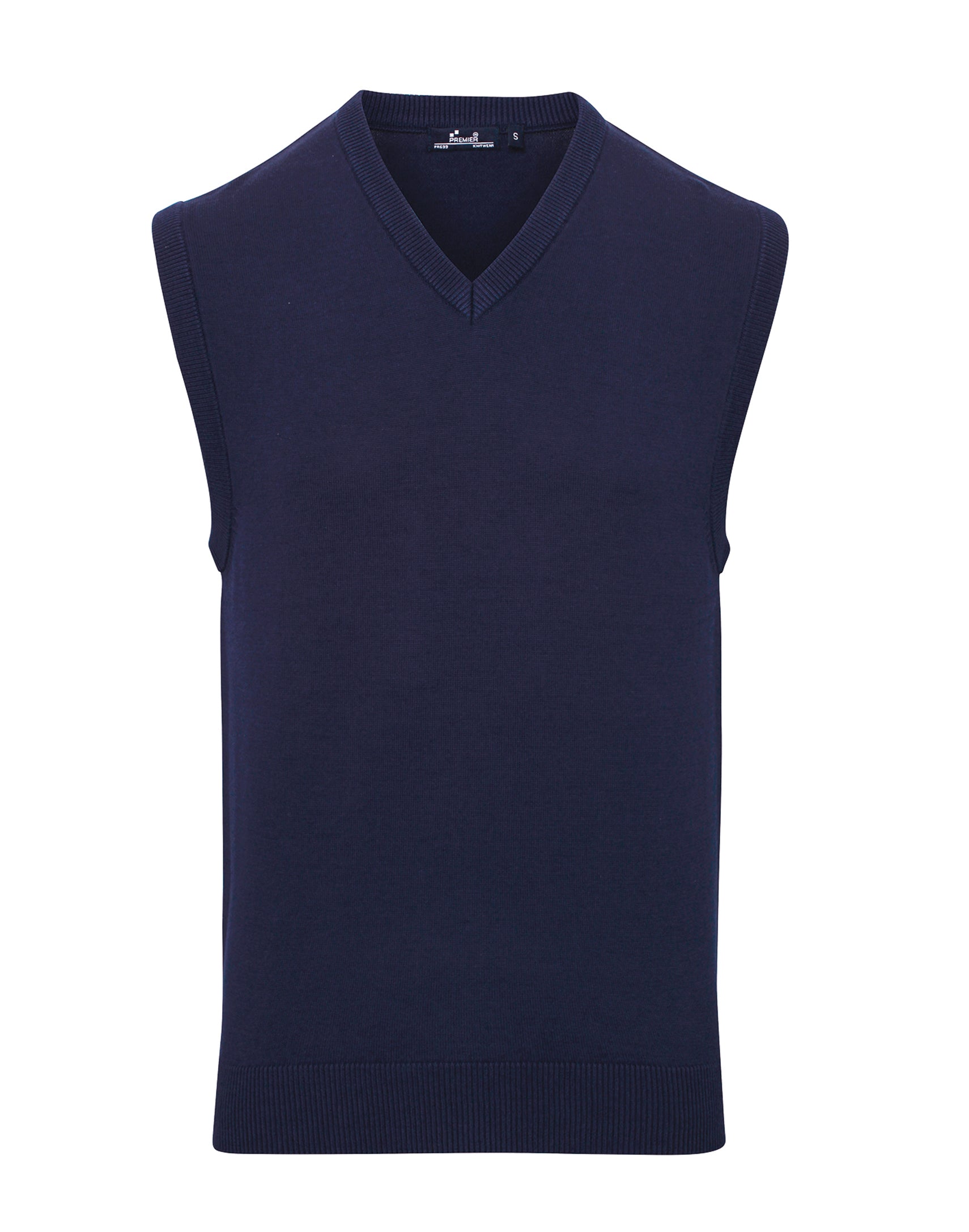Men's V-Neck Knitted Sleeveless Sweater