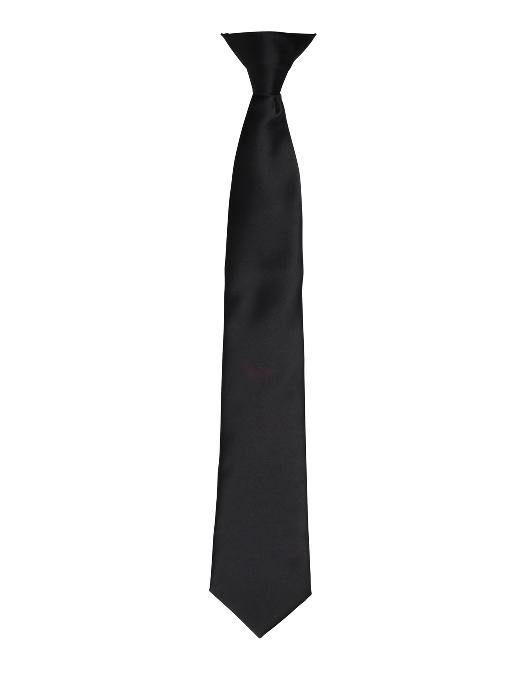 Clip On Satin Tie