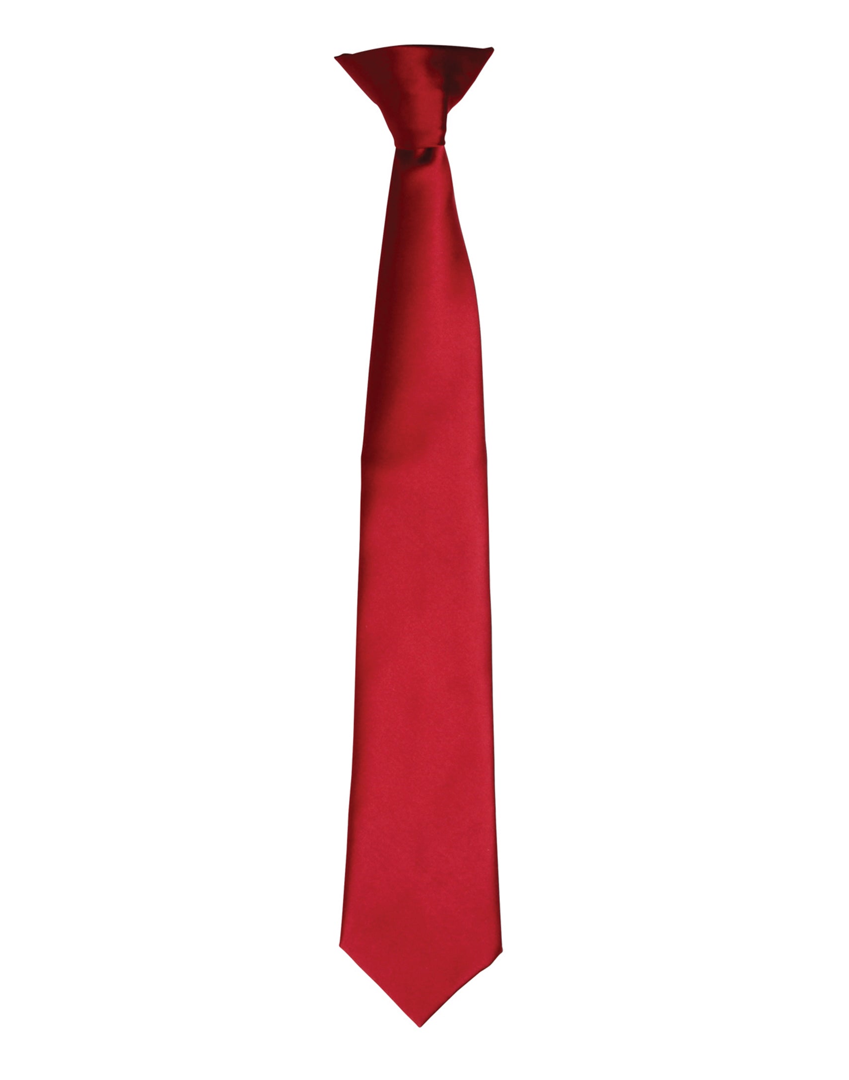 Clip On Satin Tie