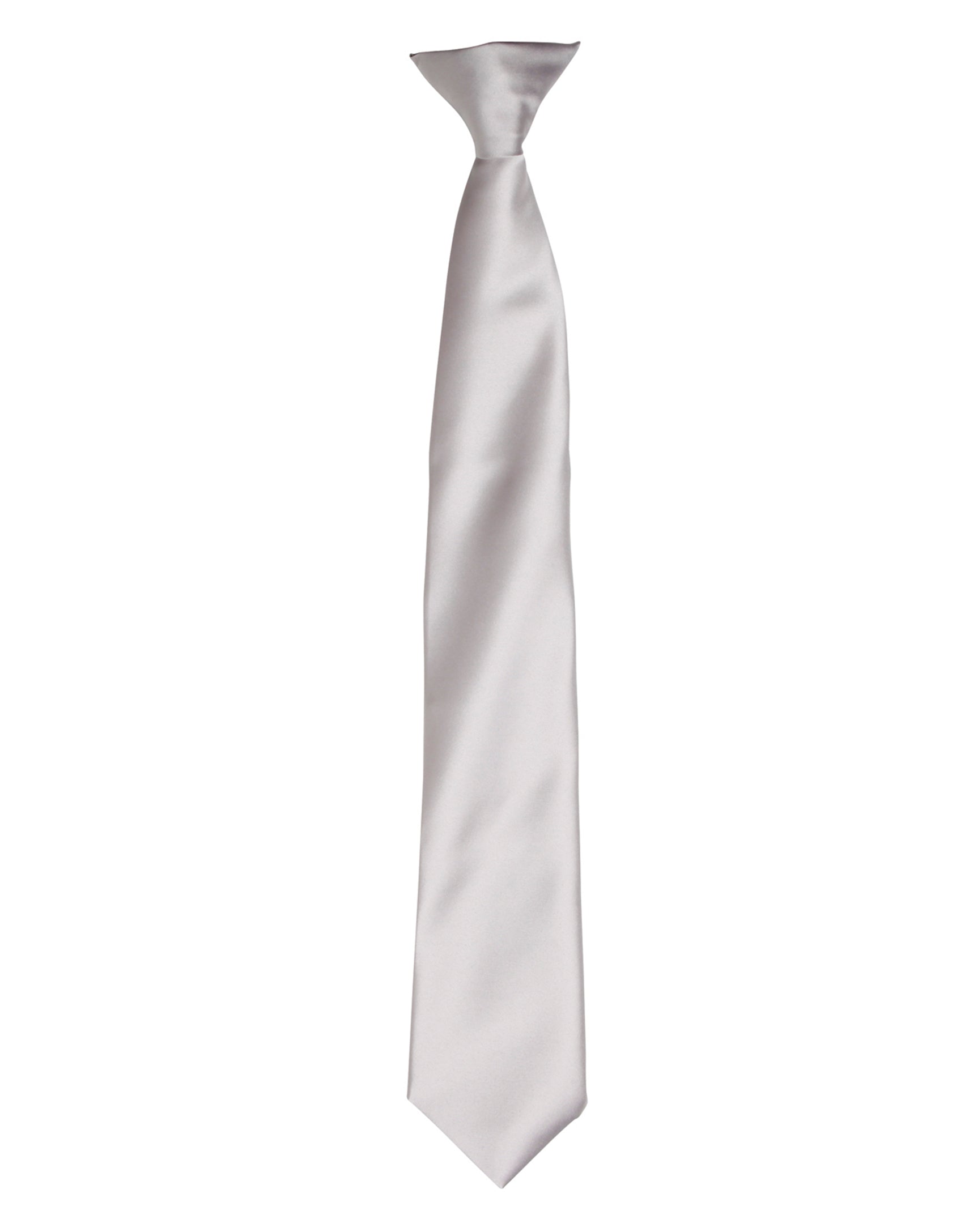Clip On Satin Tie