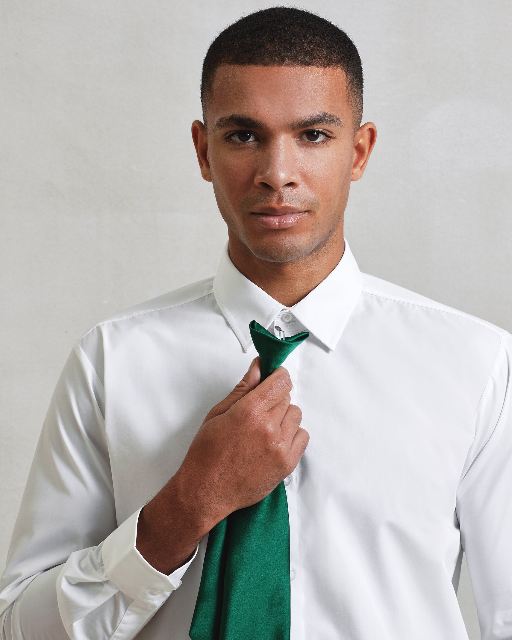 Clip On Satin Tie