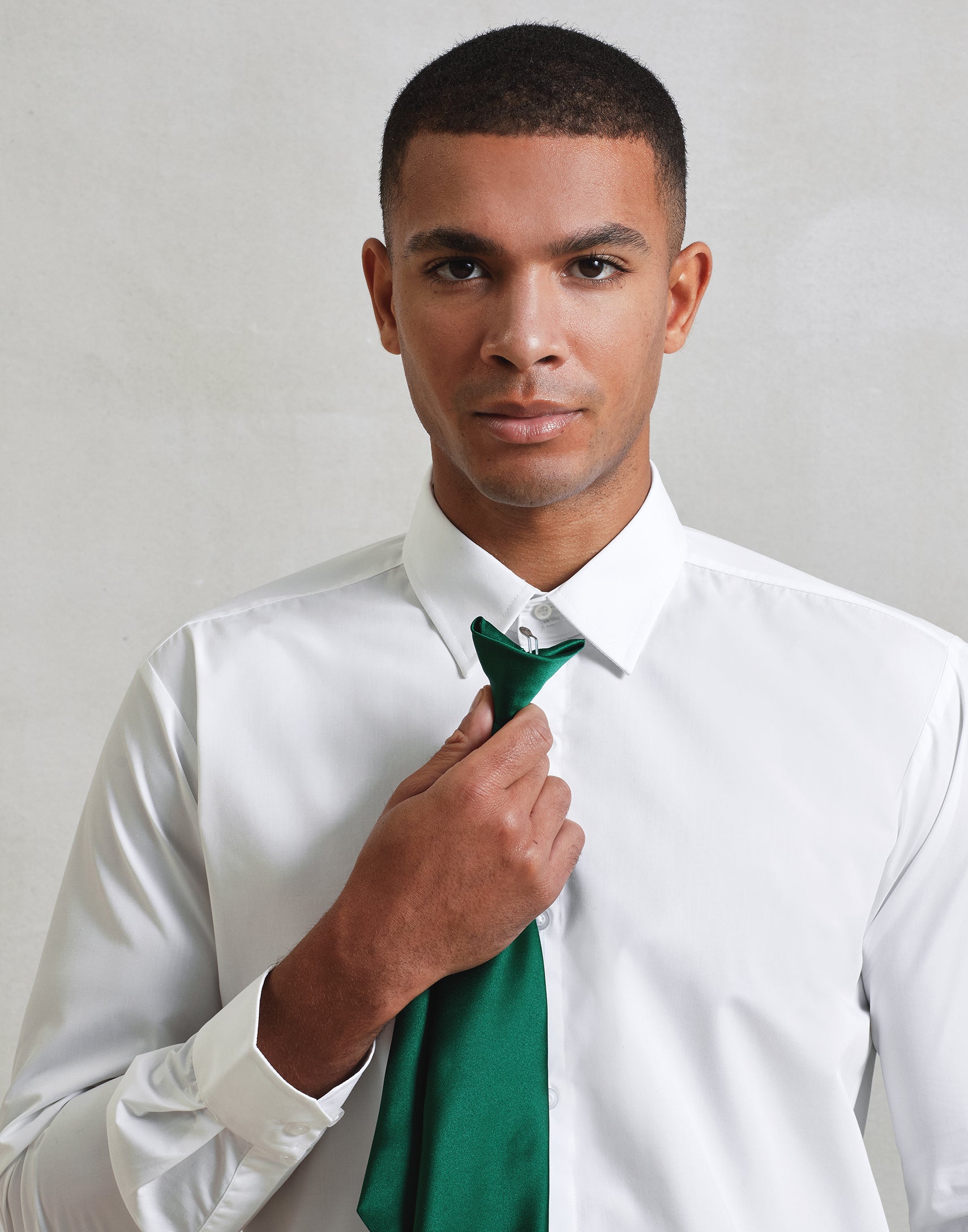 Clip On Satin Tie