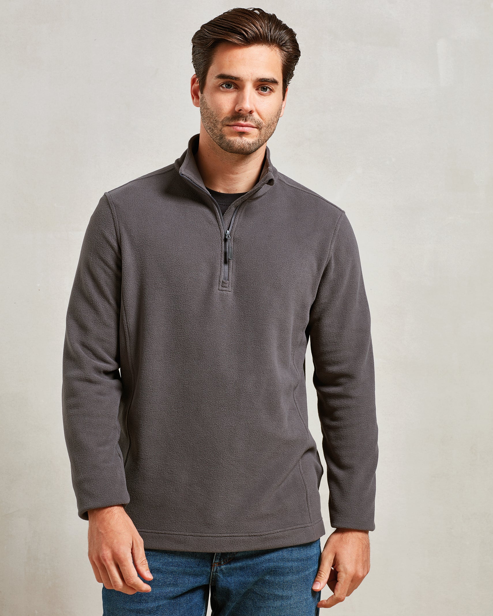 Unisex 'Recyclight' 1/4 Zip Micro Fleece