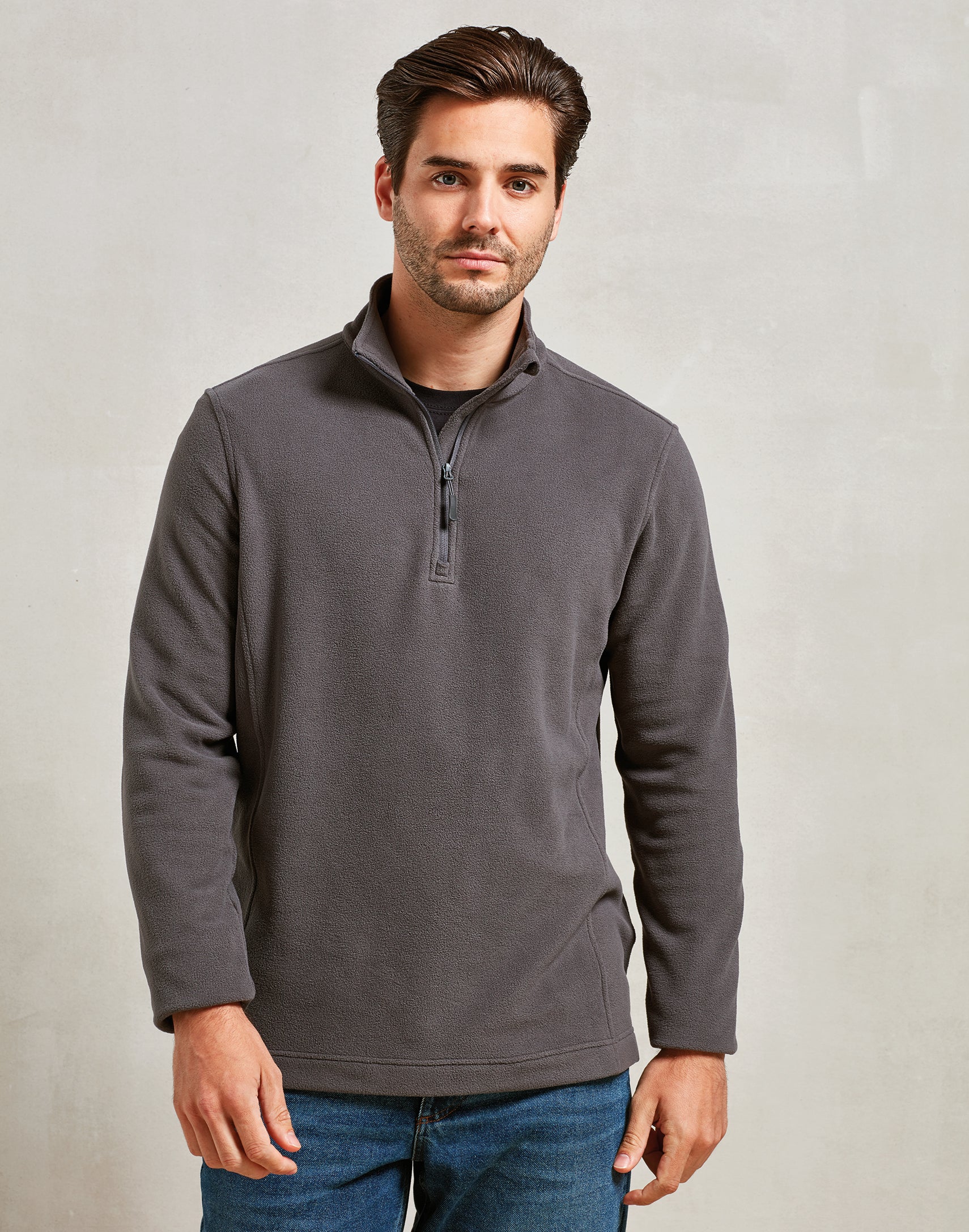 Unisex 'Recyclight' 1/4 Zip Micro Fleece