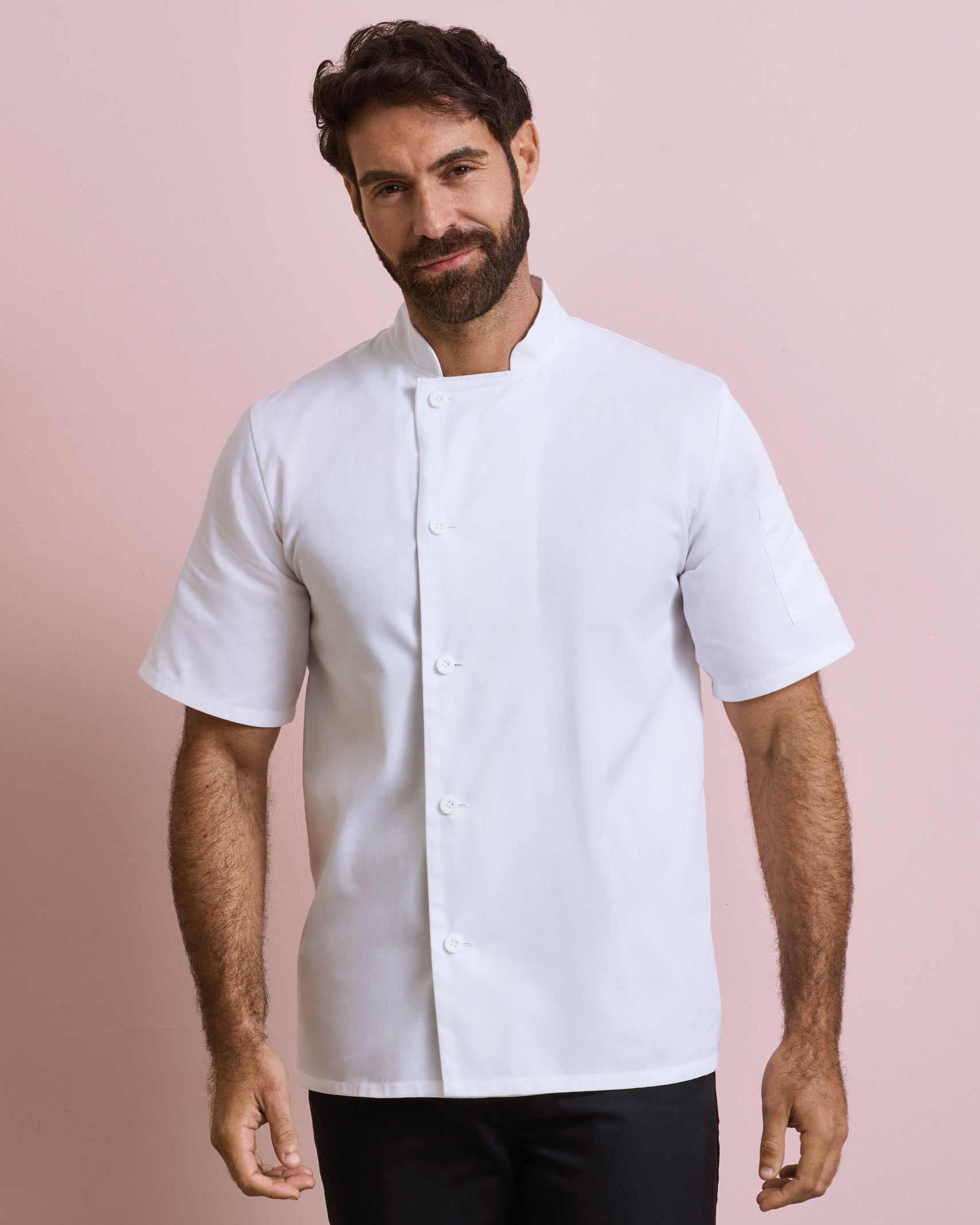 'Essential' Short Sleeve Chef's Jacket