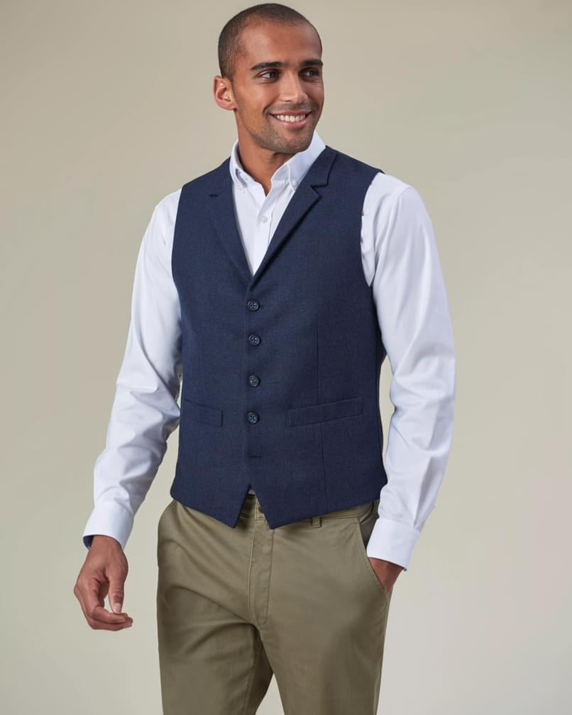 Rockwood Men's Satin Back Waistcoat