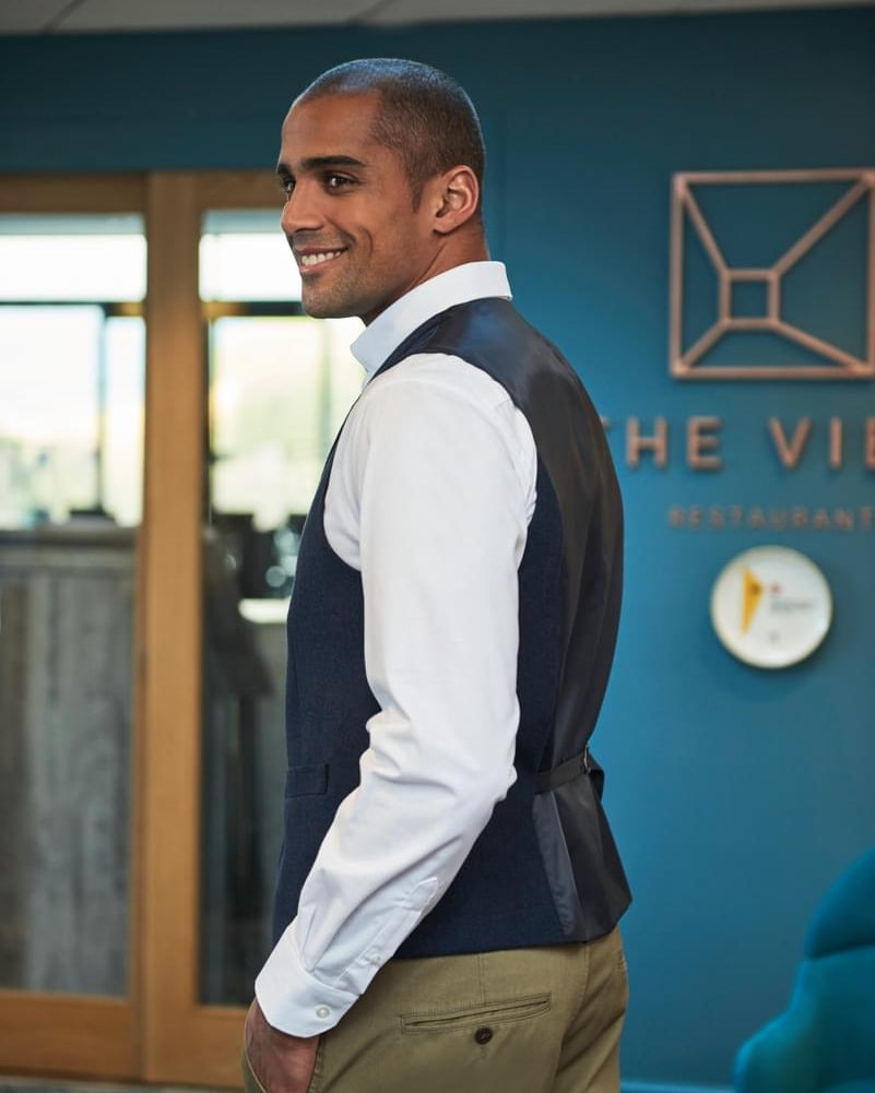 Rockwood Men's Satin Back Waistcoat