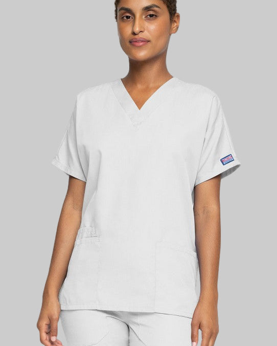 Cherokee Originals Unisex V Neck Top
