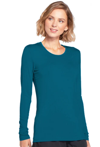 Cherokee Originals Ladies Long Sleeve Underscrub Knit Tee