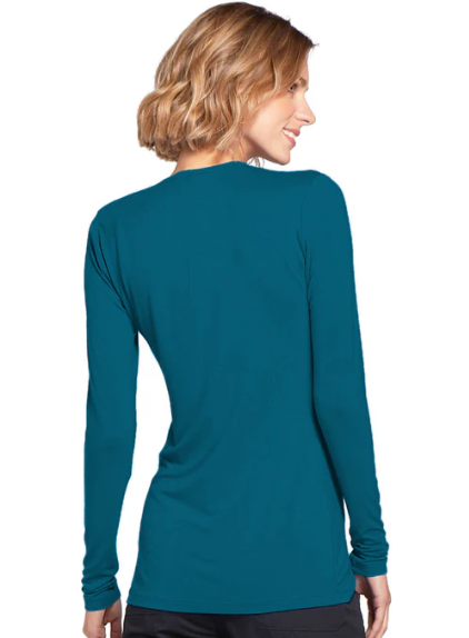 Cherokee Originals Ladies Long Sleeve Underscrub Knit Tee