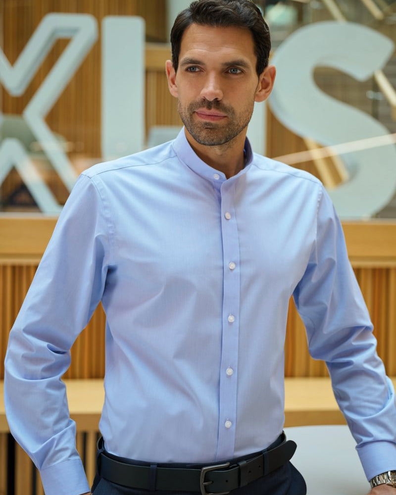 Volterra Men's Tailored Fit Grandad Shirt