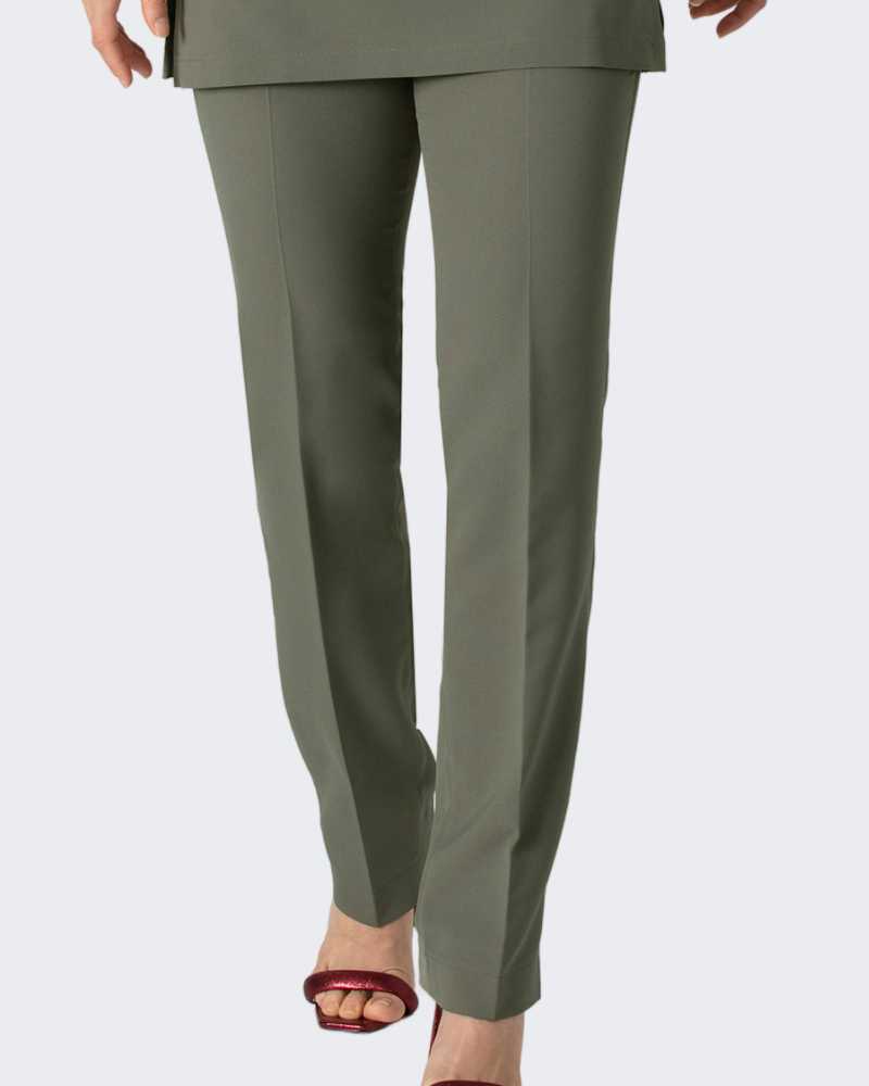 Fauna Eco Trousers (Olive and Lapis Blue)