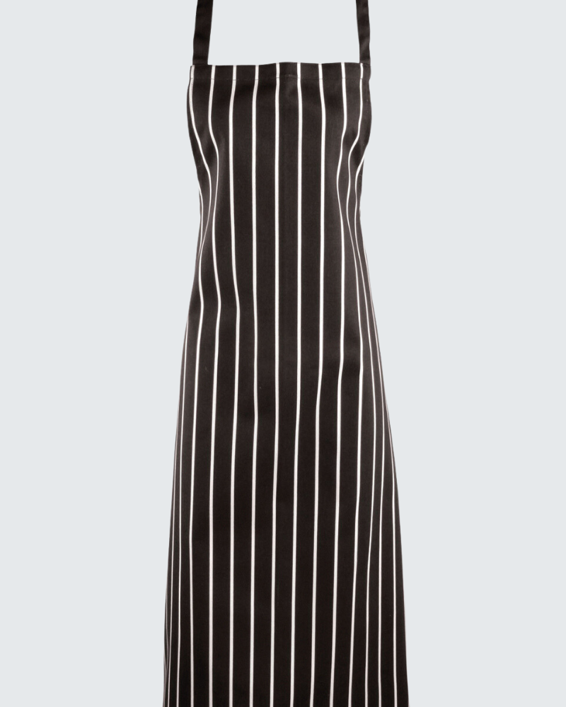 Striped Butchers Bib Apron