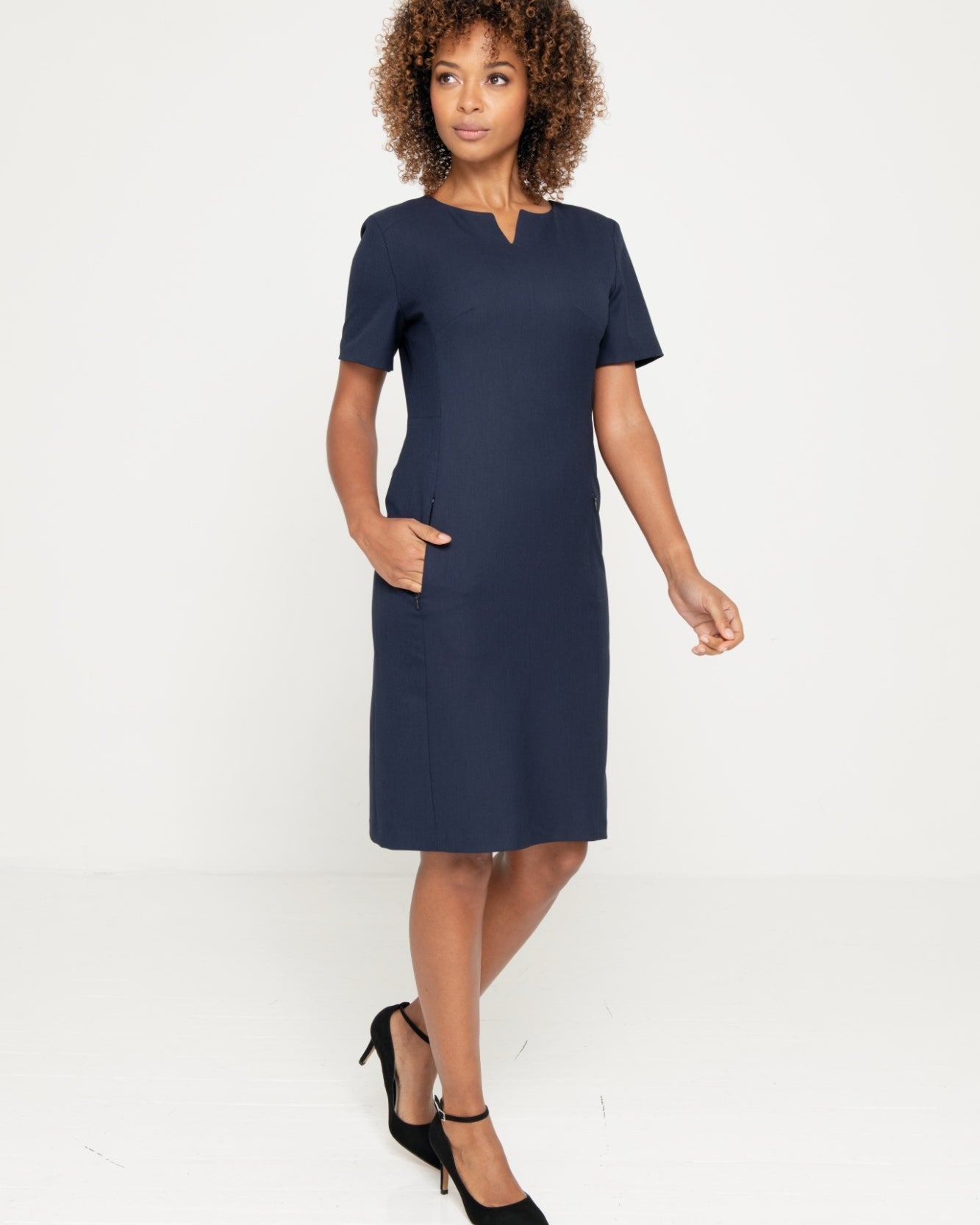 Leonarda Zip Pocket Dress