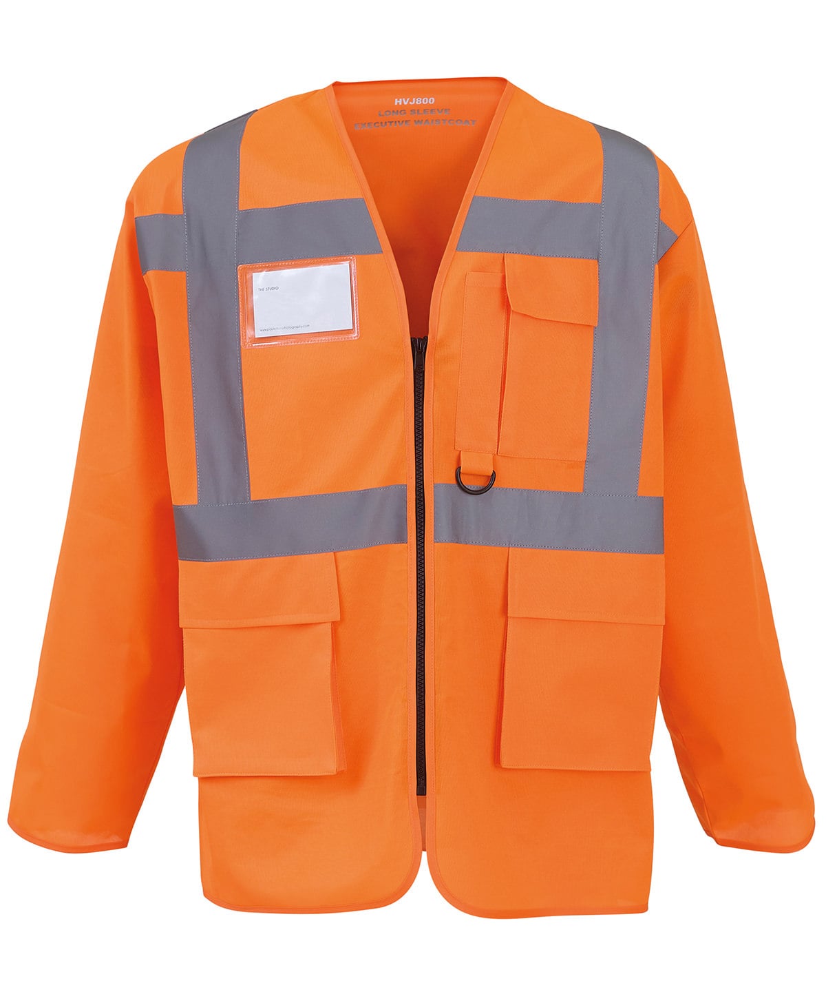 Hi-Vis Executive Long Sleeve Waistcoat