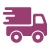 icon of truck for international delivery